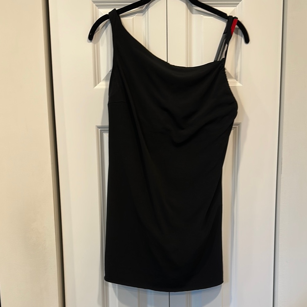 Magicsuit Chic Black One-Shoulder Dress